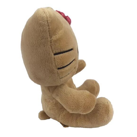 Hello Kitty Build-A-Bear Smallfry Plush 6.5" Sunkissed Tan Pink Rose 2012 Sanrio - Picture 5 of 12